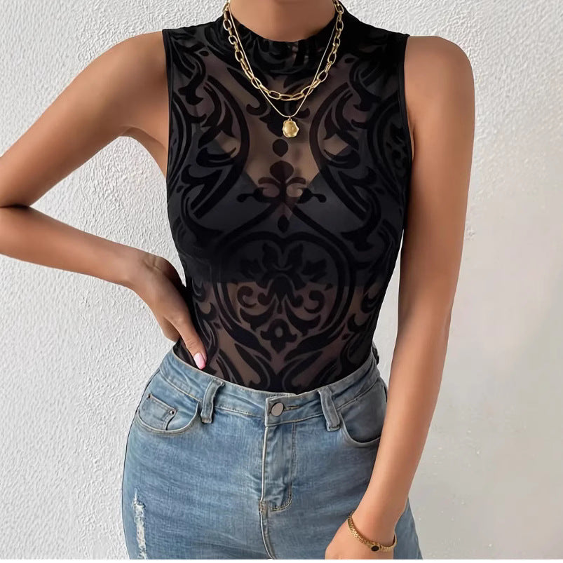 Womens Geometric-Print Jumpsuit by Royal Closet