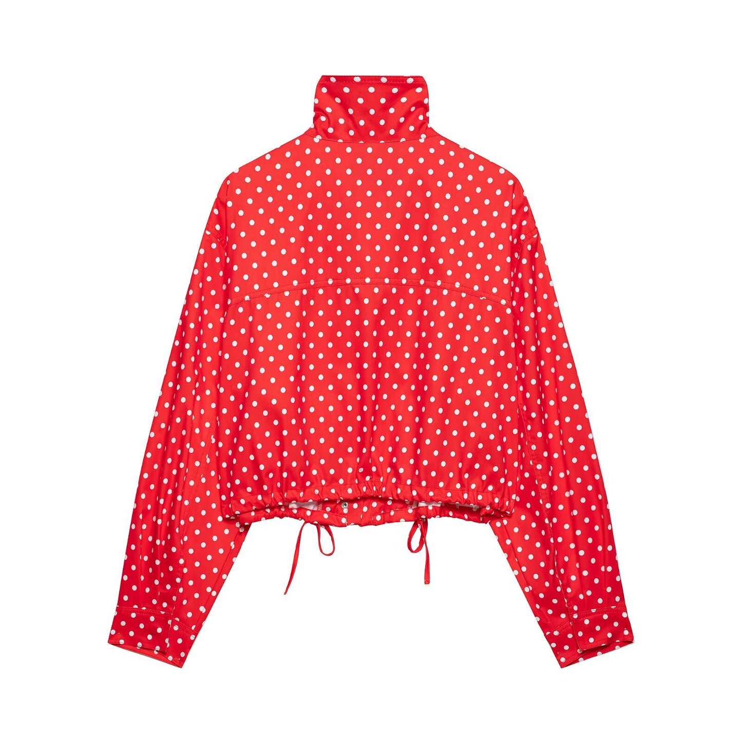 Wave dot bubble sleeve jacket+shorts set by eprolo