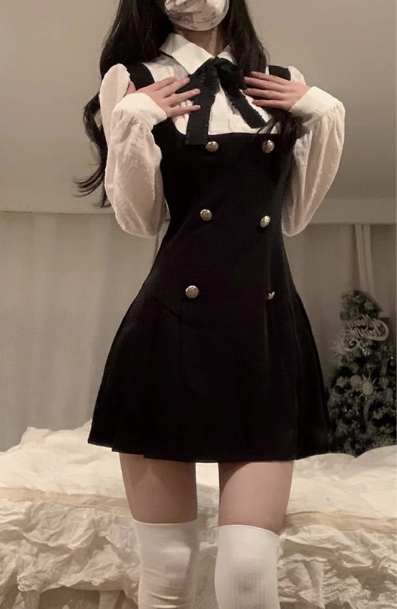 French-style Two-Piece Dress For Women by Royal Closet