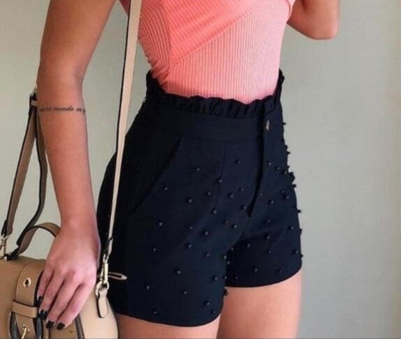 Women's Shorts Cannon Beads Shorts by Royal Closet