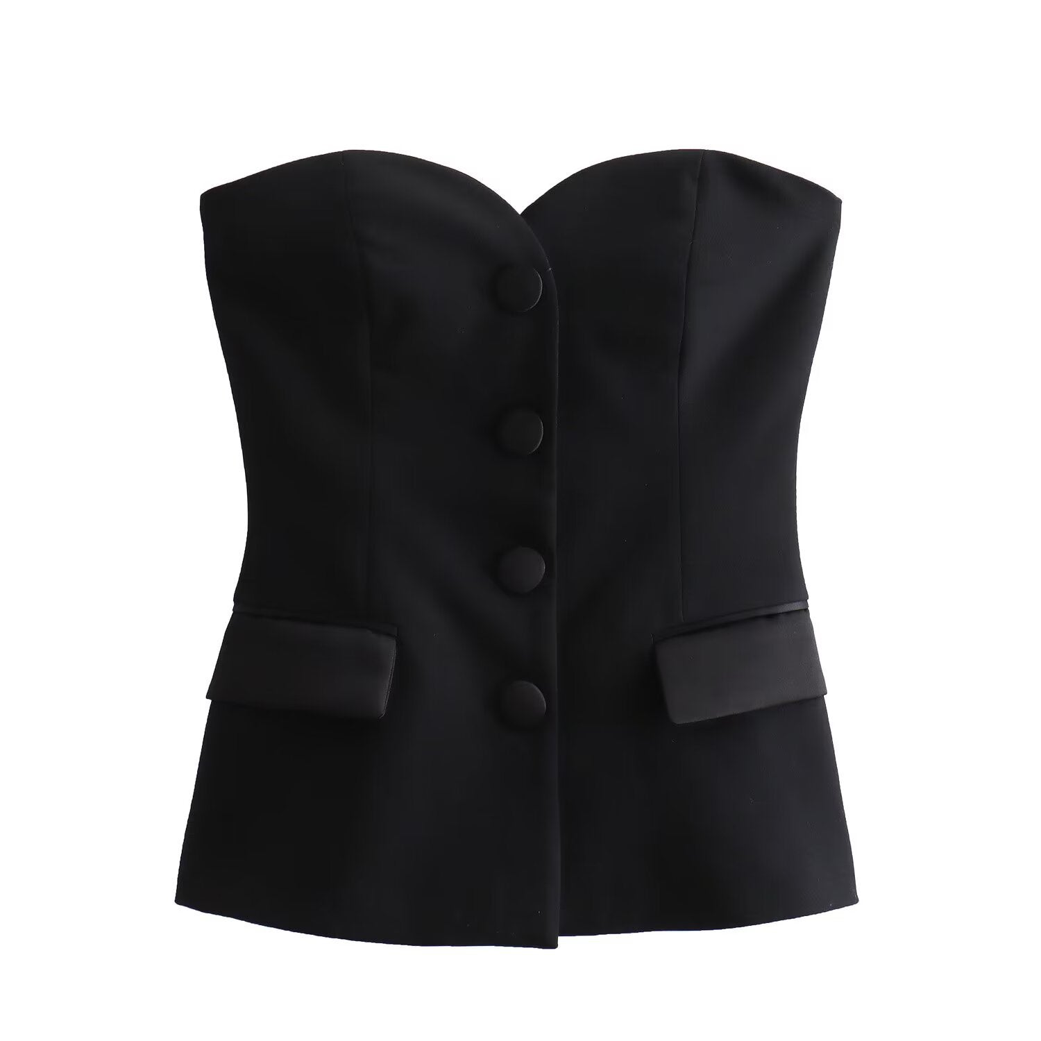 New Summer Spliced Corset Top by Royal Closet