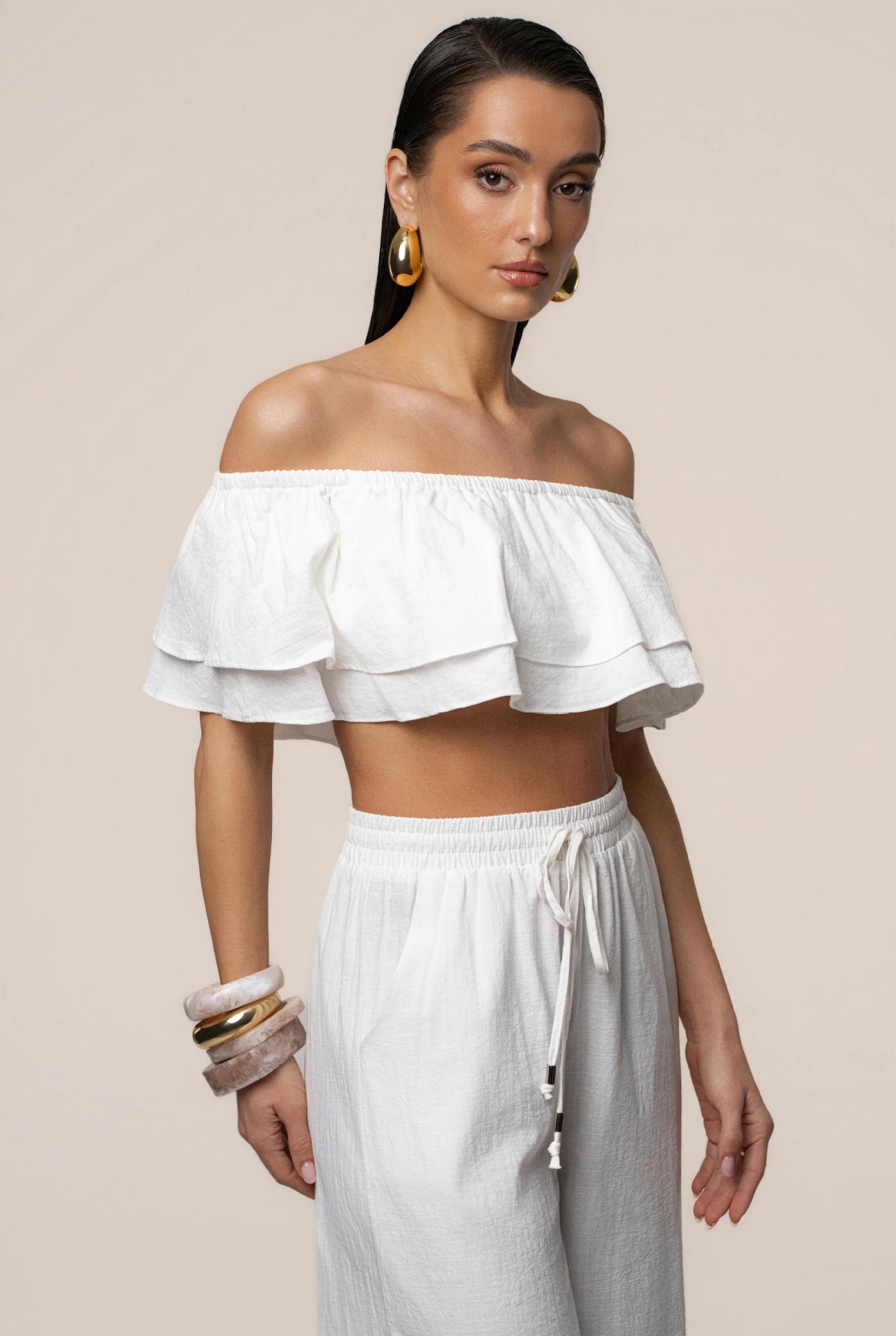 Off-shoulder Top And Pants Womens Casual Set by MELI