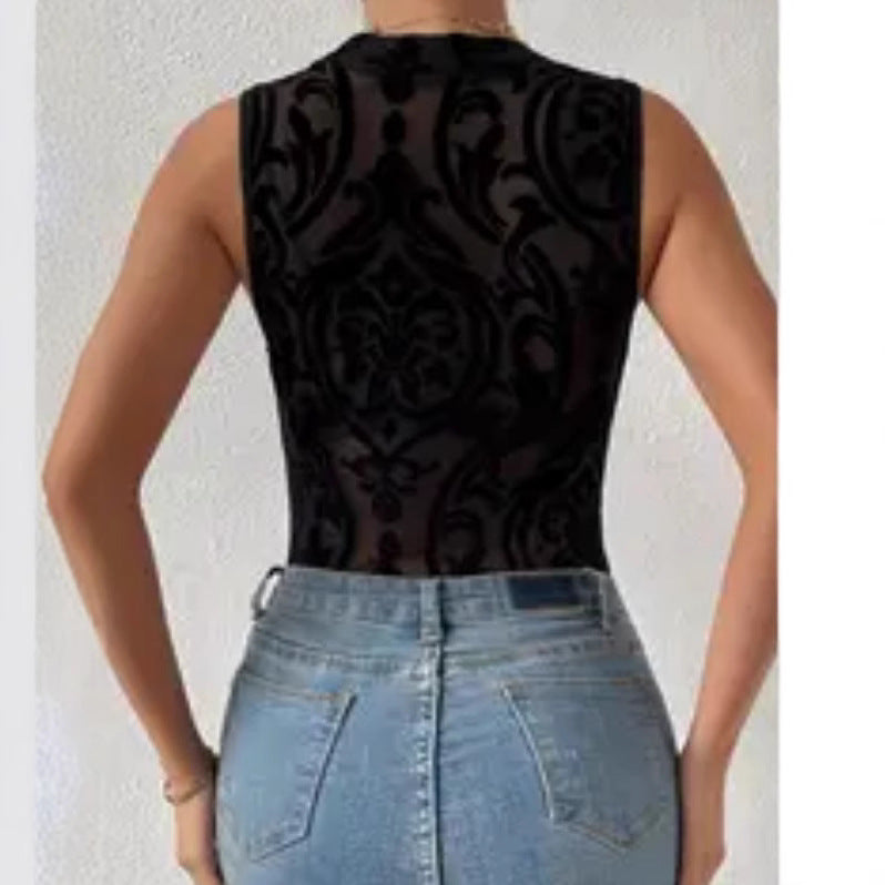 Womens Geometric-Print Jumpsuit by Royal Closet