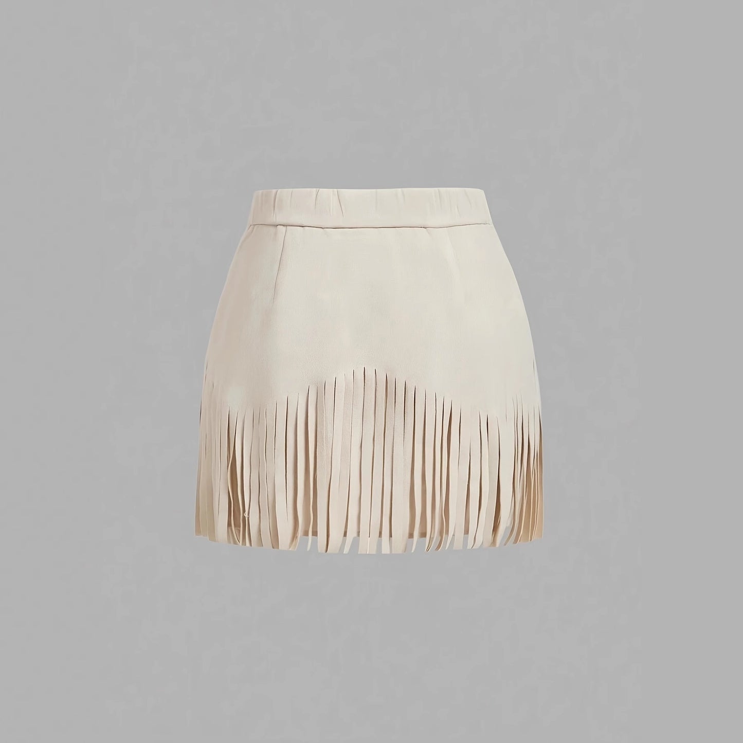 Womens Retro Rivet Tassel Mini Skirt by Royal Closet