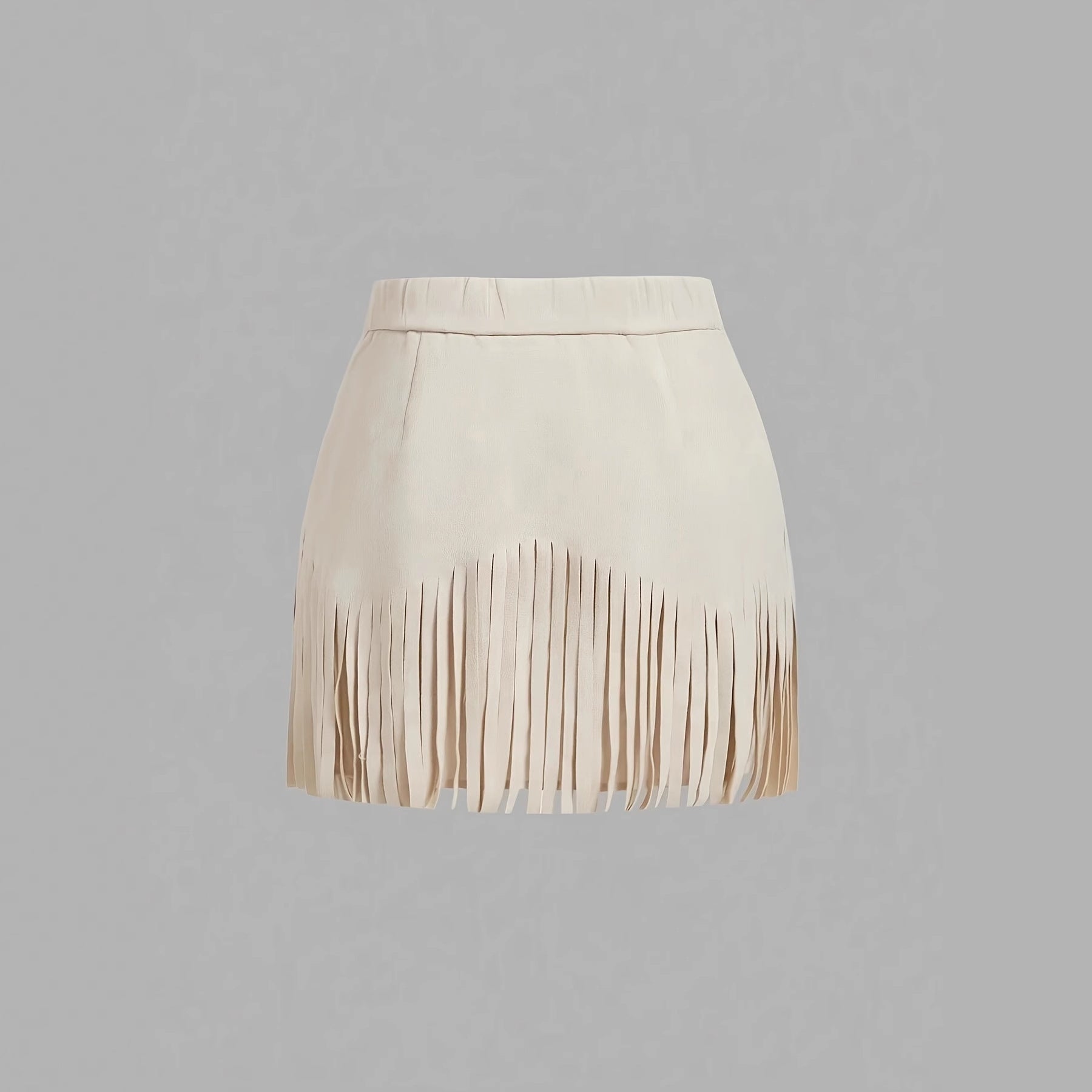Womens Retro Rivet Tassel Mini Skirt by Royal Closet