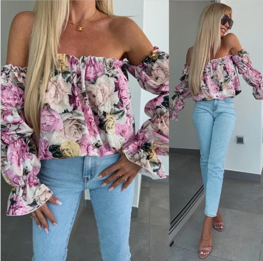 Womens Fashion Sexy Waist-cinching Long Sleeves by MELI