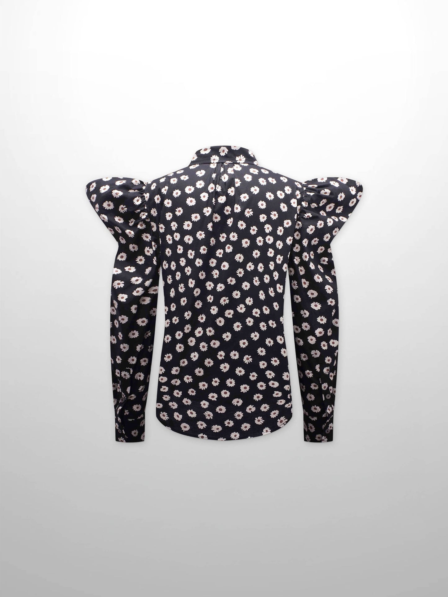 Puff Sleeve Blouse-Flower Poppy by MELI