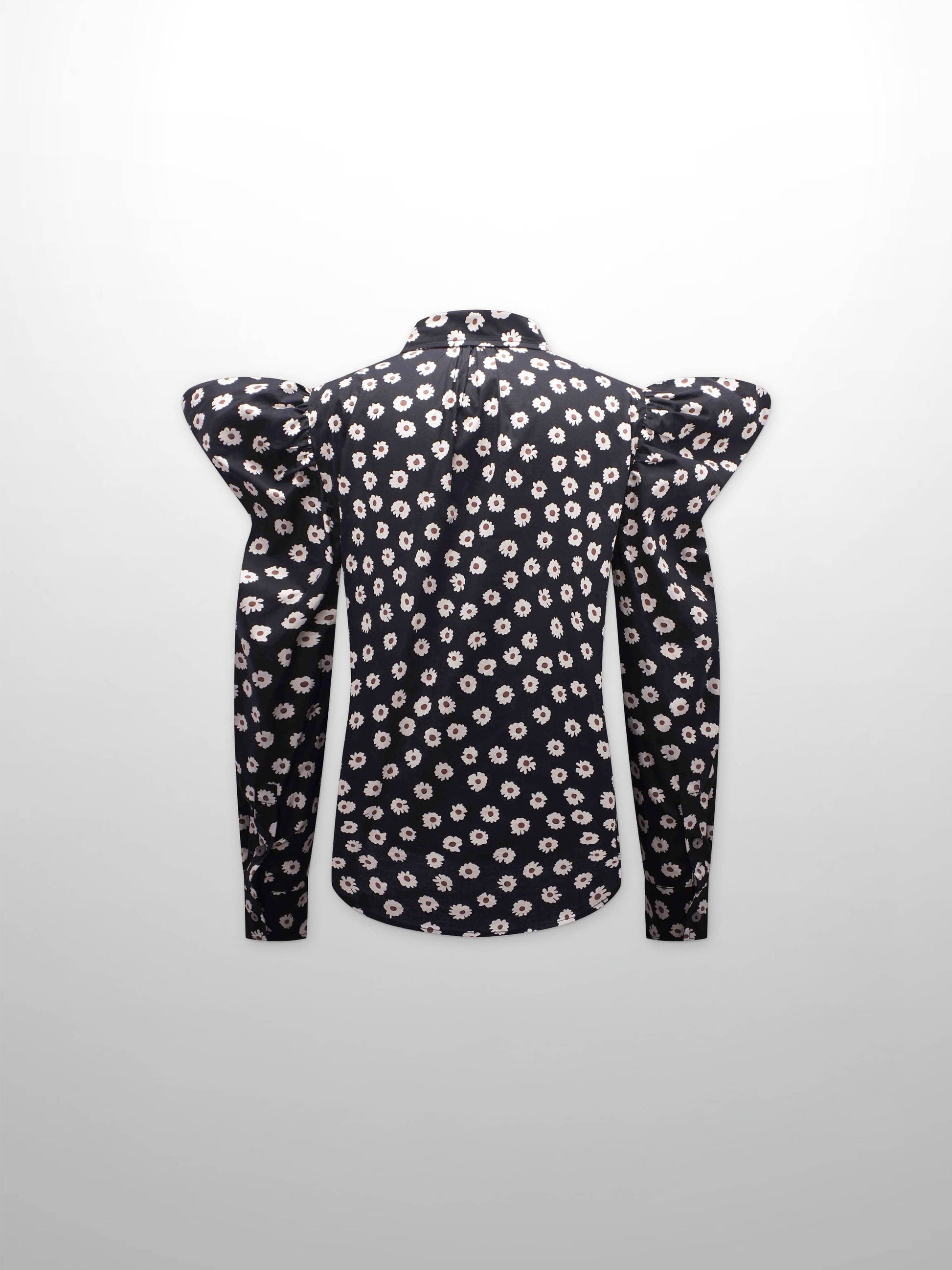 Puff Sleeve Blouse-Flower Poppy by MELI
