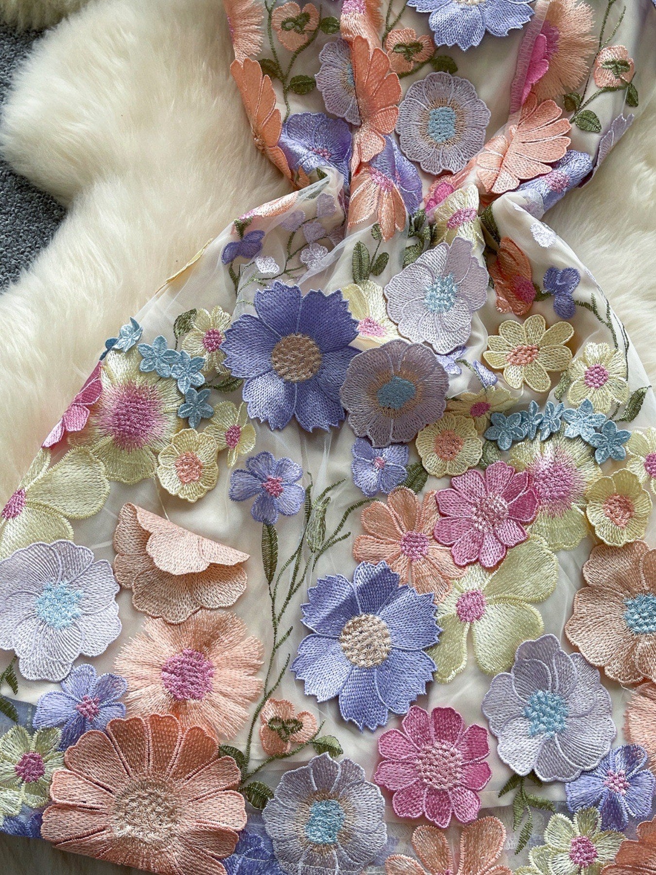 Floral Tie Waist Mini Dress by Trendsi