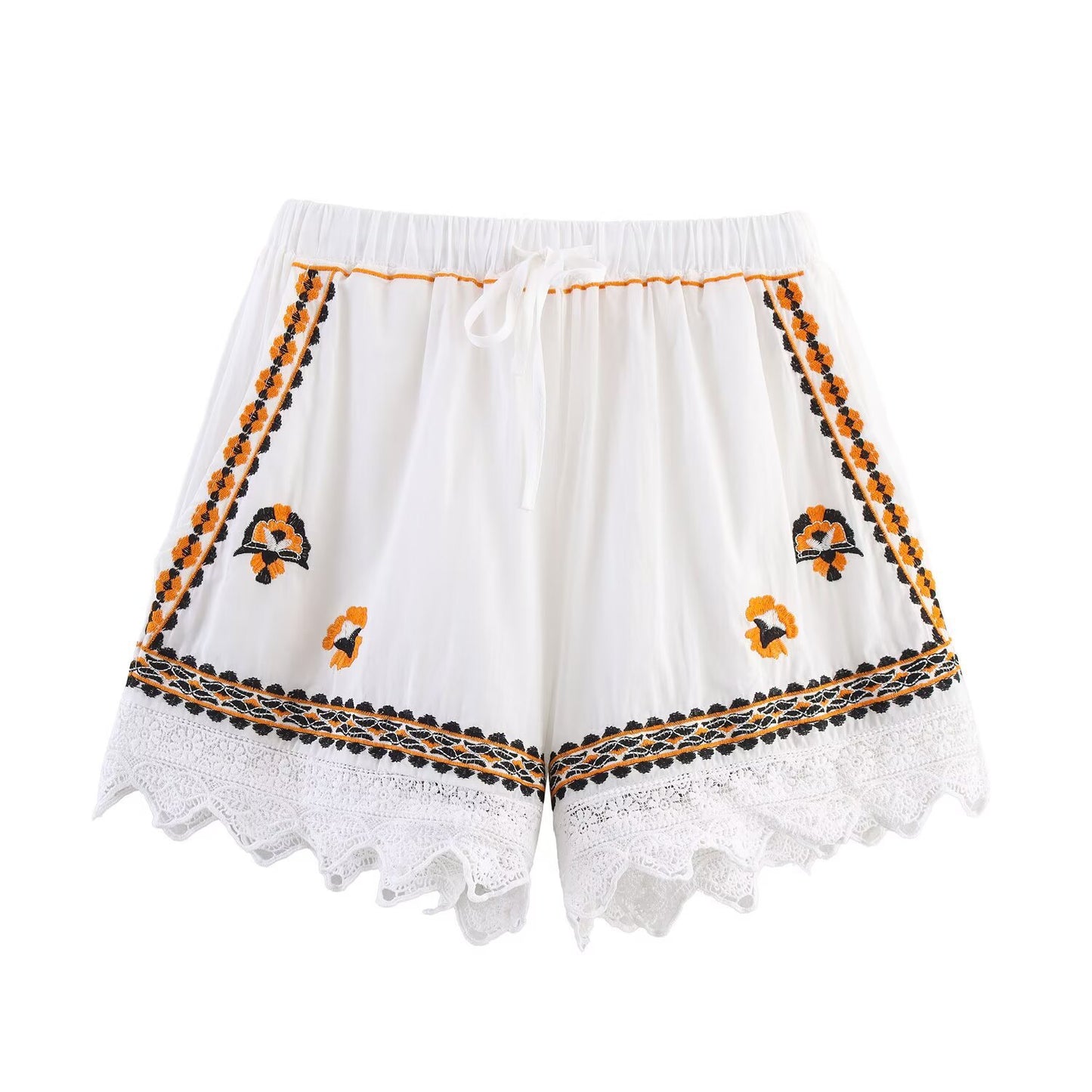 Embroidered shirt+embroidered shorts set by eprolo
