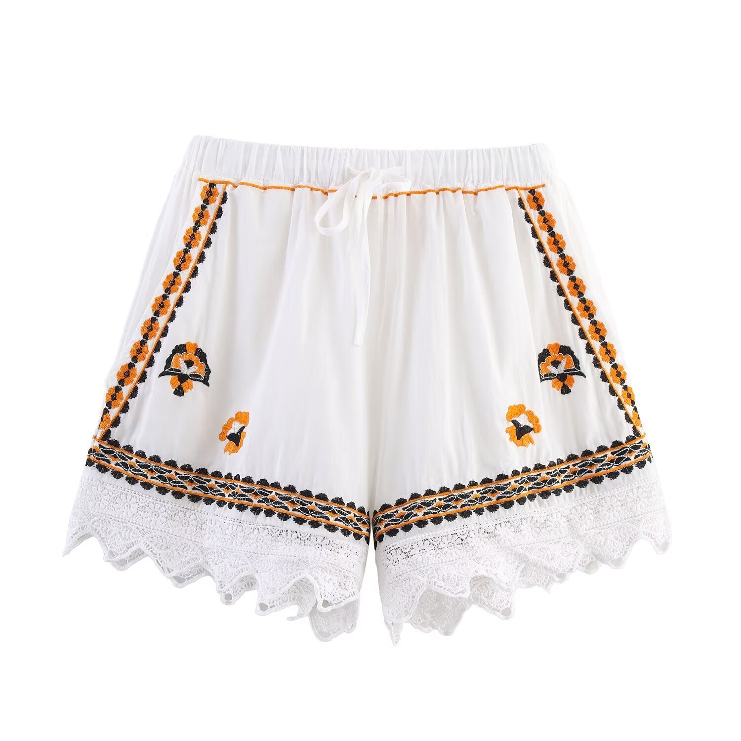 Embroidered shirt+embroidered shorts set by eprolo