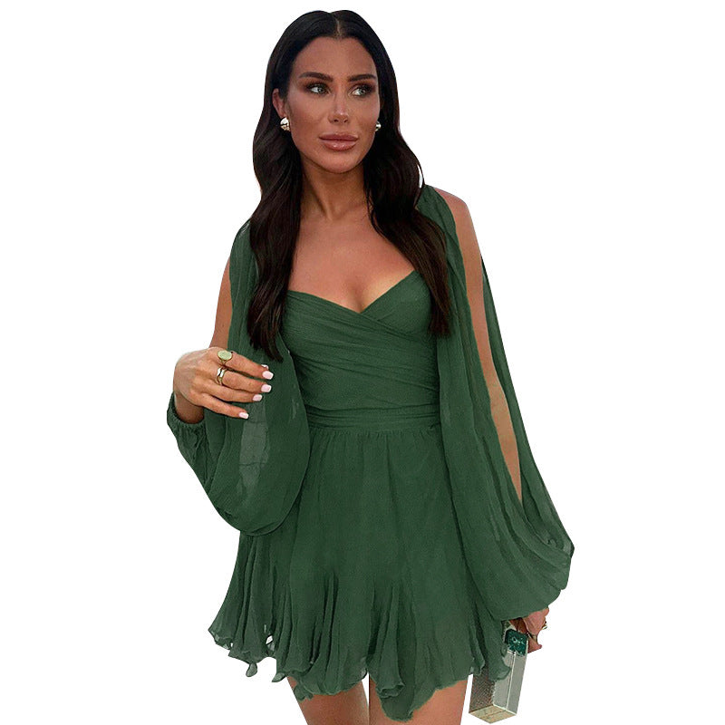 Women's Solid Color Fairy Style Dress by Royal Closet