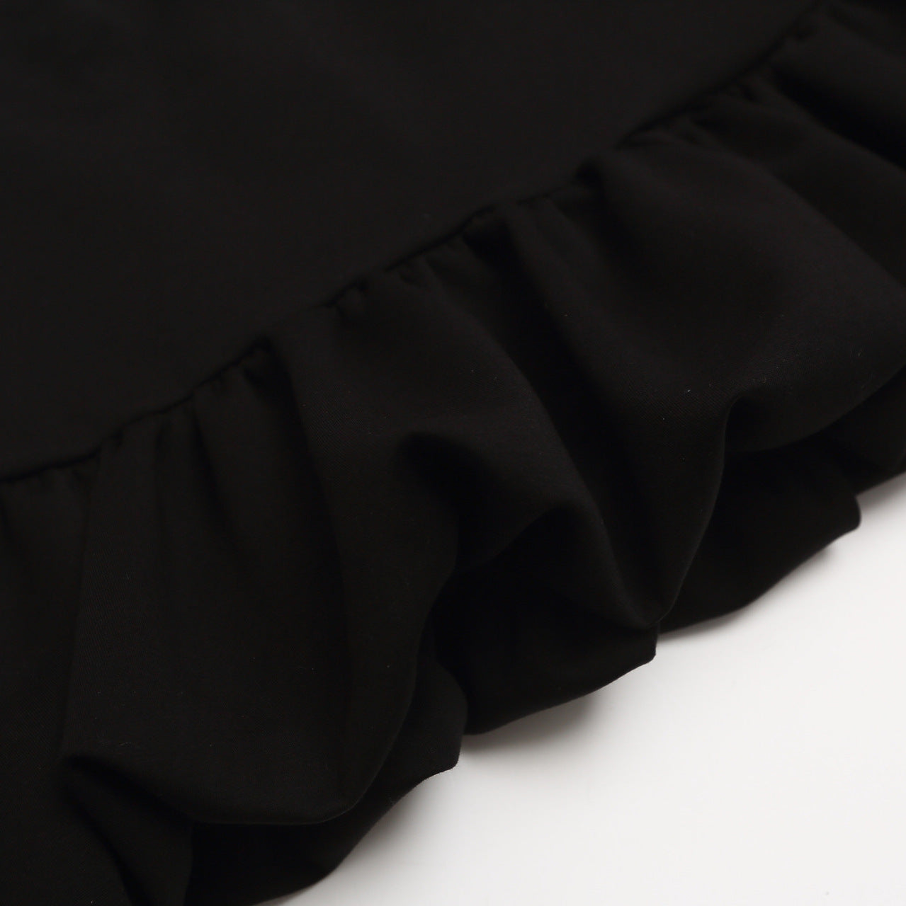 Black Bubble Skirt for Women High Waist Slimming Anti-Show Short Puffy A-Line Skirt by eprolo