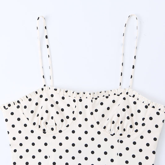 Tight corset style polka dot dress by eprolo