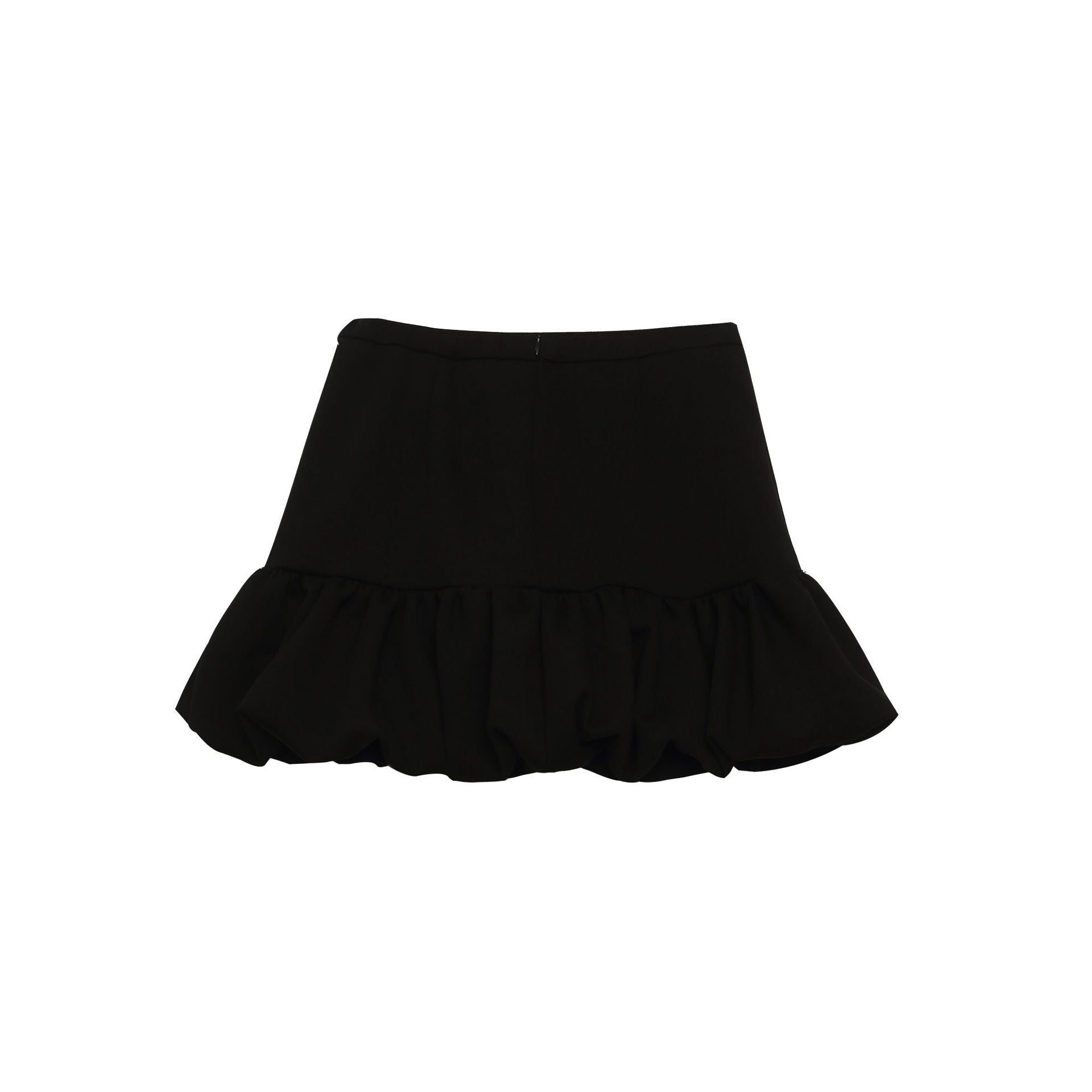 Black Bubble Skirt for Women High Waist Slimming Anti-Show Short Puffy A-Line Skirt by eprolo