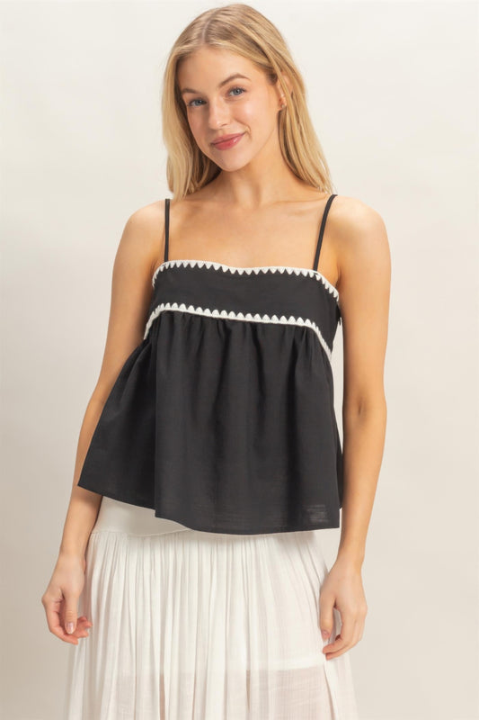 Sleeveless Babydoll Top by Royal Closet