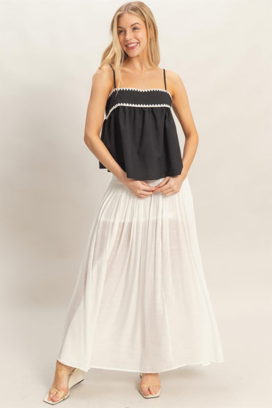 Sleeveless Babydoll Top by Royal Closet