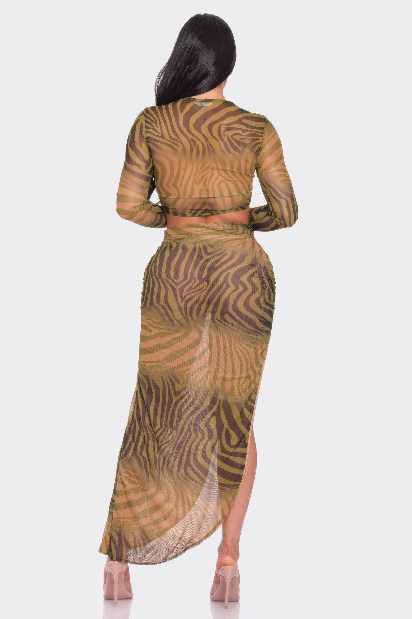 Top And Long Skirt Set by Royal Closet