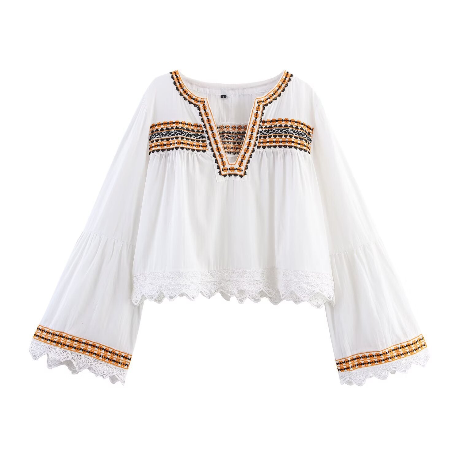 Embroidered shirt+embroidered shorts set by eprolo