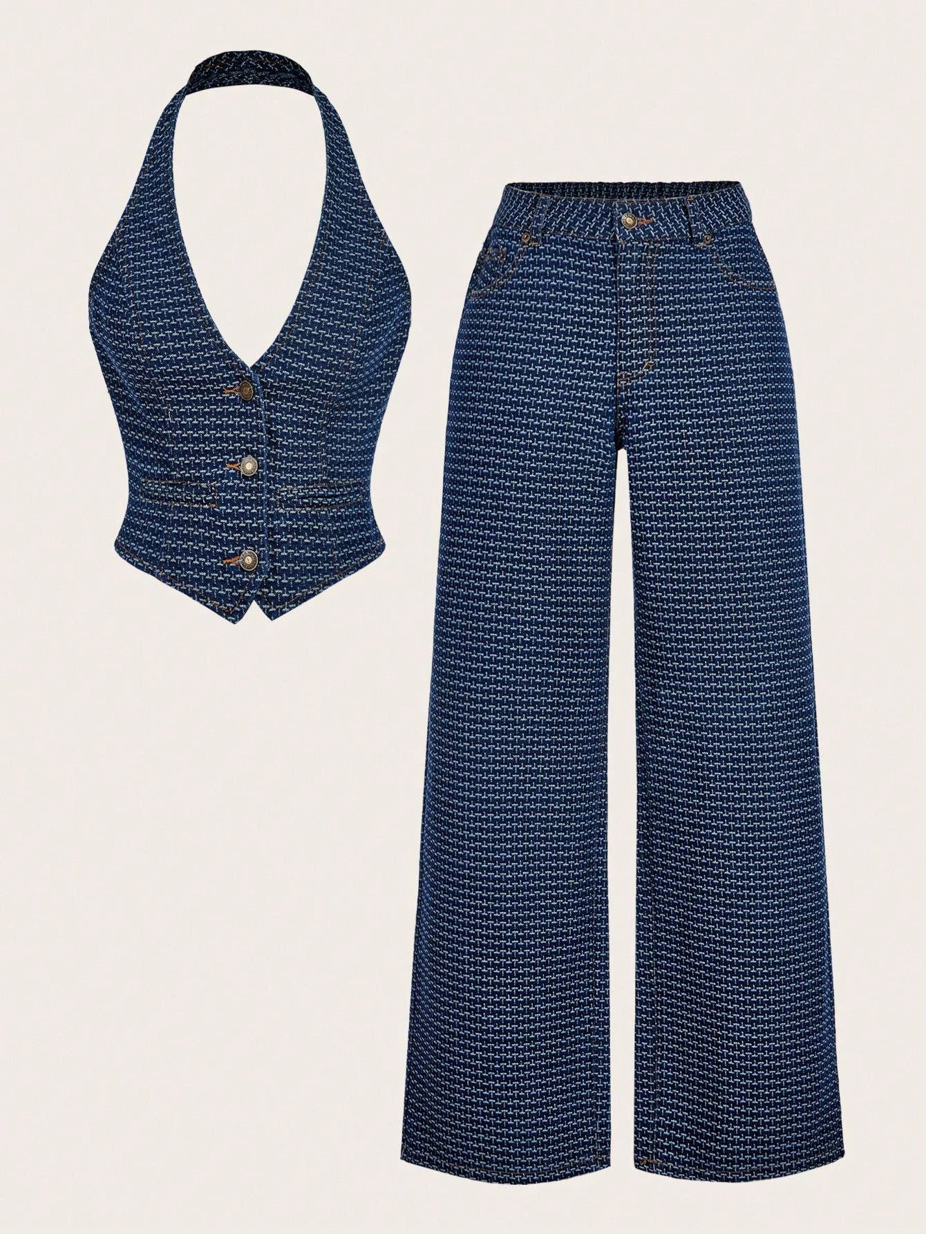 Women's denim suit by eprolo