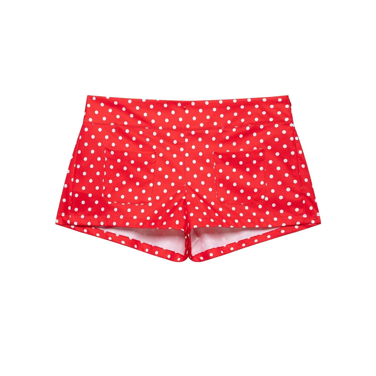 Wave dot bubble sleeve jacket+shorts set by eprolo