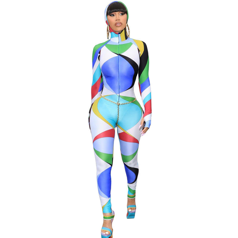 Women Autumn Winter Long Sleeve Streetwear Bodycon Jumpsuits Overalls One Piece Outfit Wholesale Items For Business by eprolo