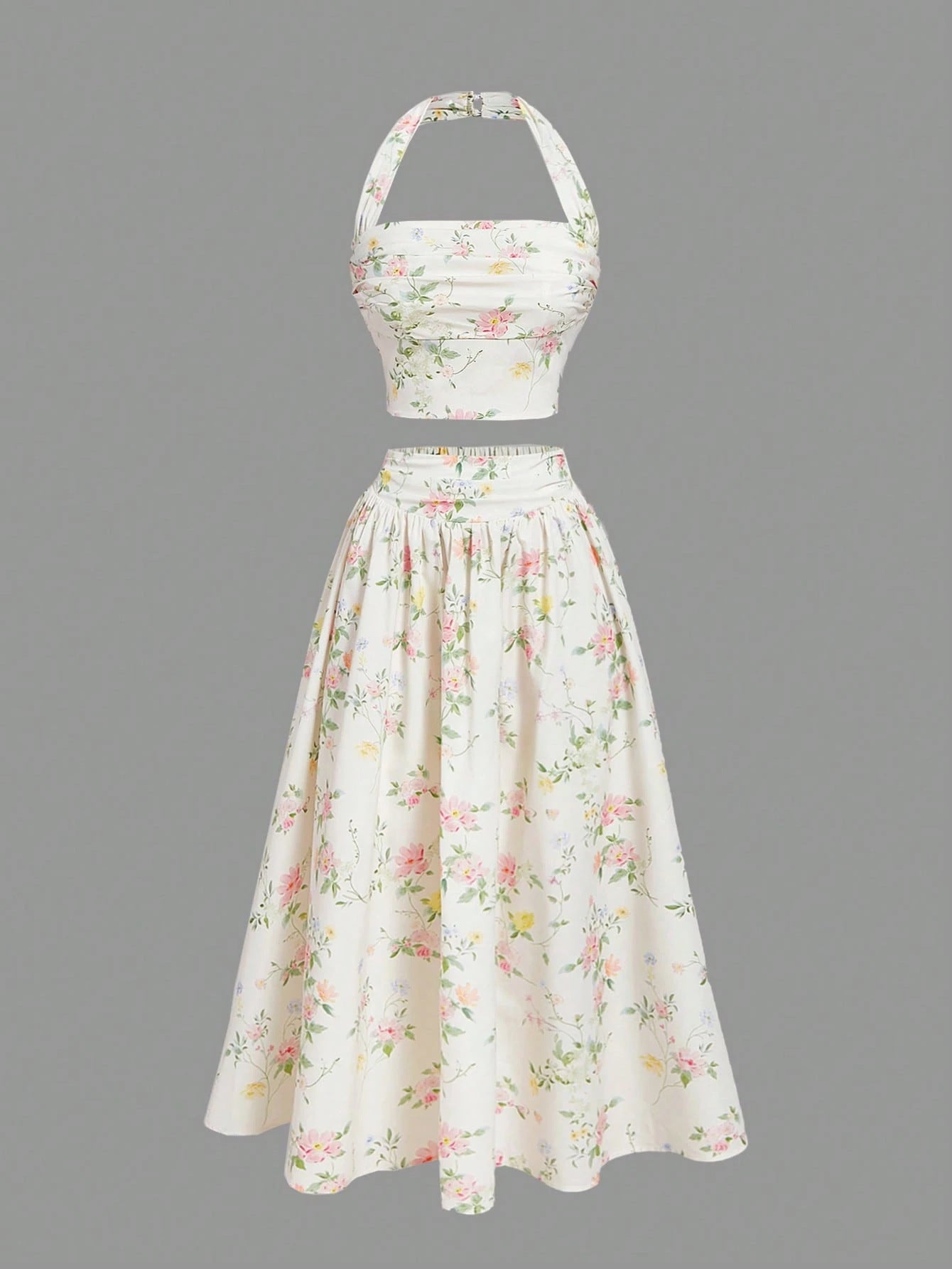 Sleeveless long dress 2-piece set by eprolo