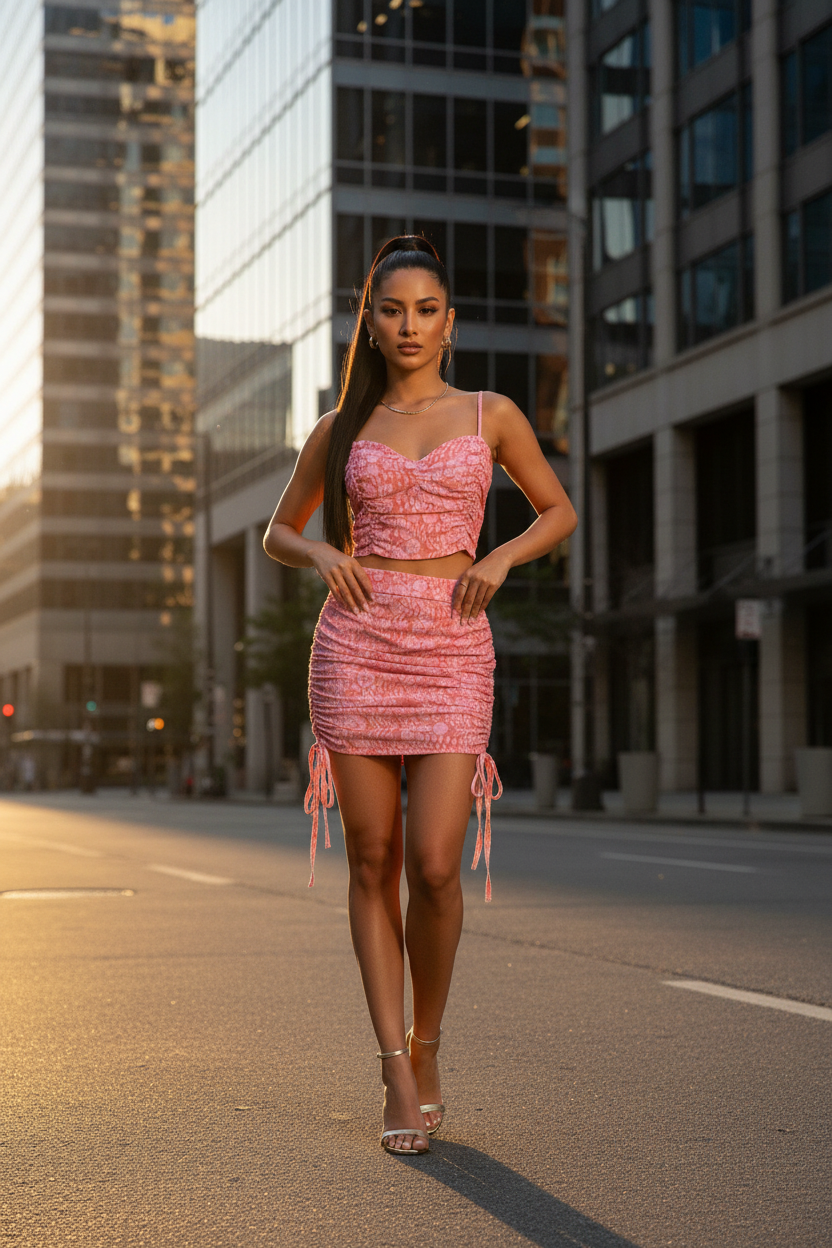 Womens Lace Two Piece Skirt Set by eprolo