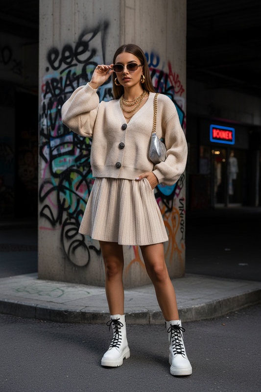 Elegant Knited Two-piece Set by eprolo