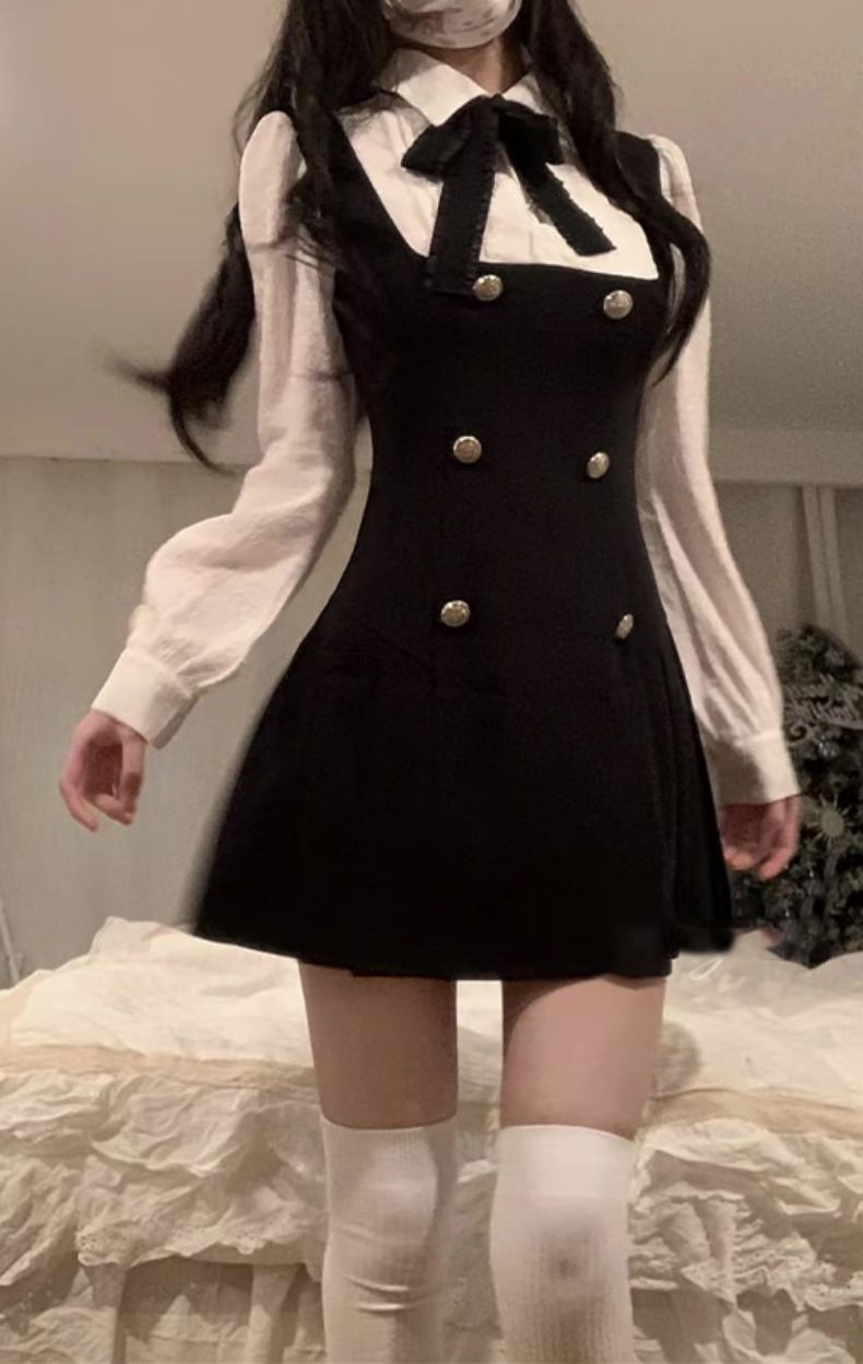 French-style Two-Piece Dress For Women by Royal Closet