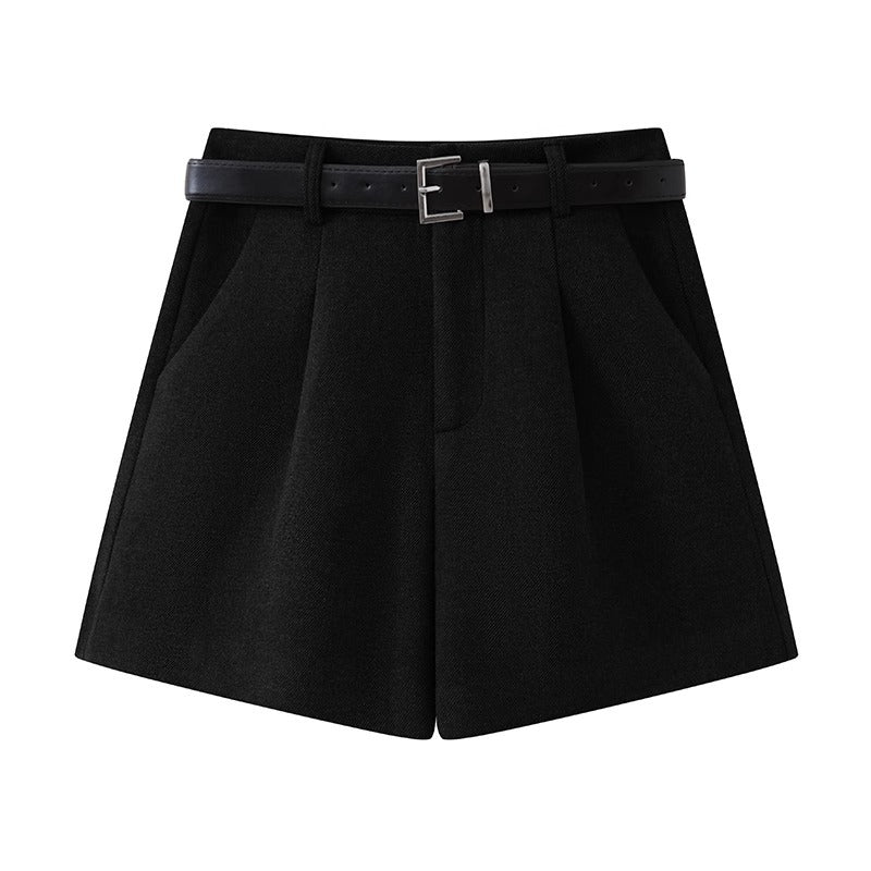 Fashionable Woolen Suit Shorts For Women by Royal Closet