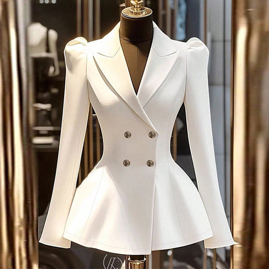 Temperament Women's Blazer Long Sleeves by Royal Closet