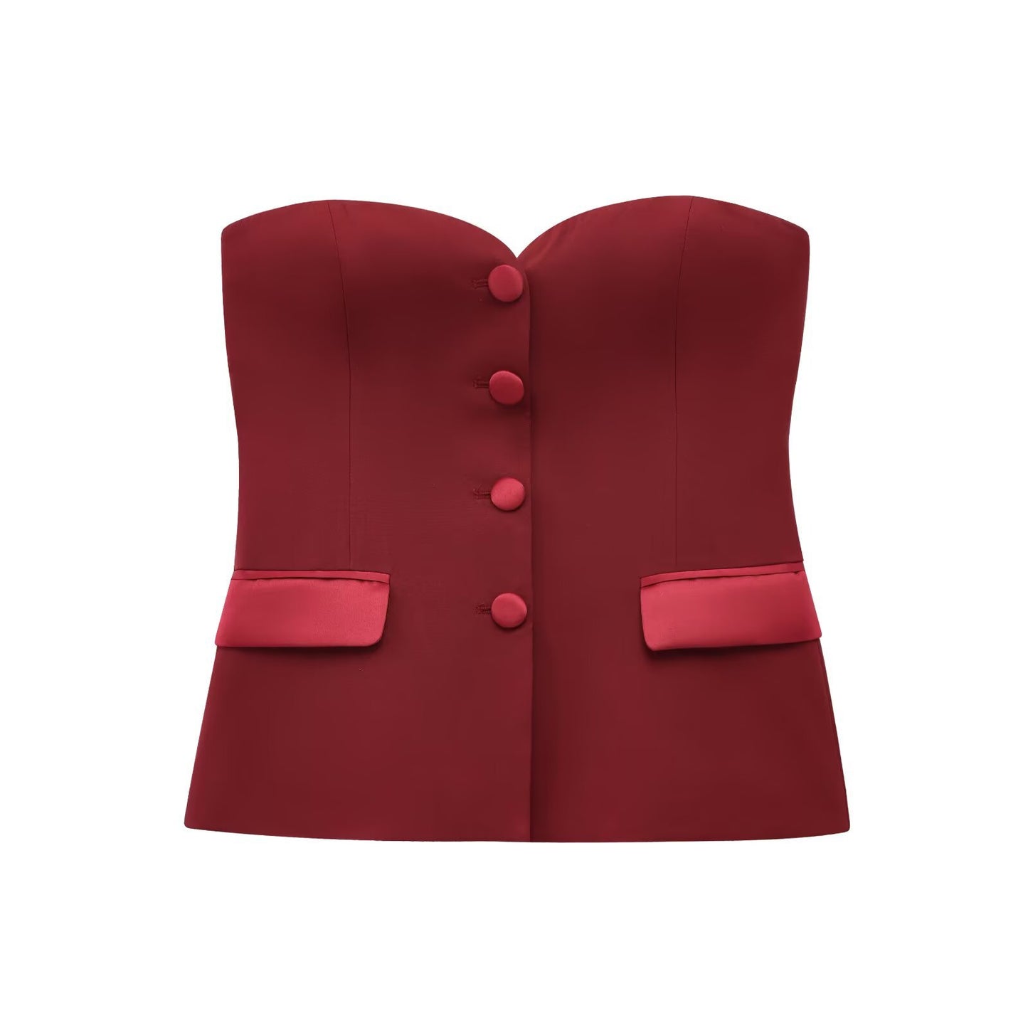 New Summer Spliced Corset Top by Royal Closet