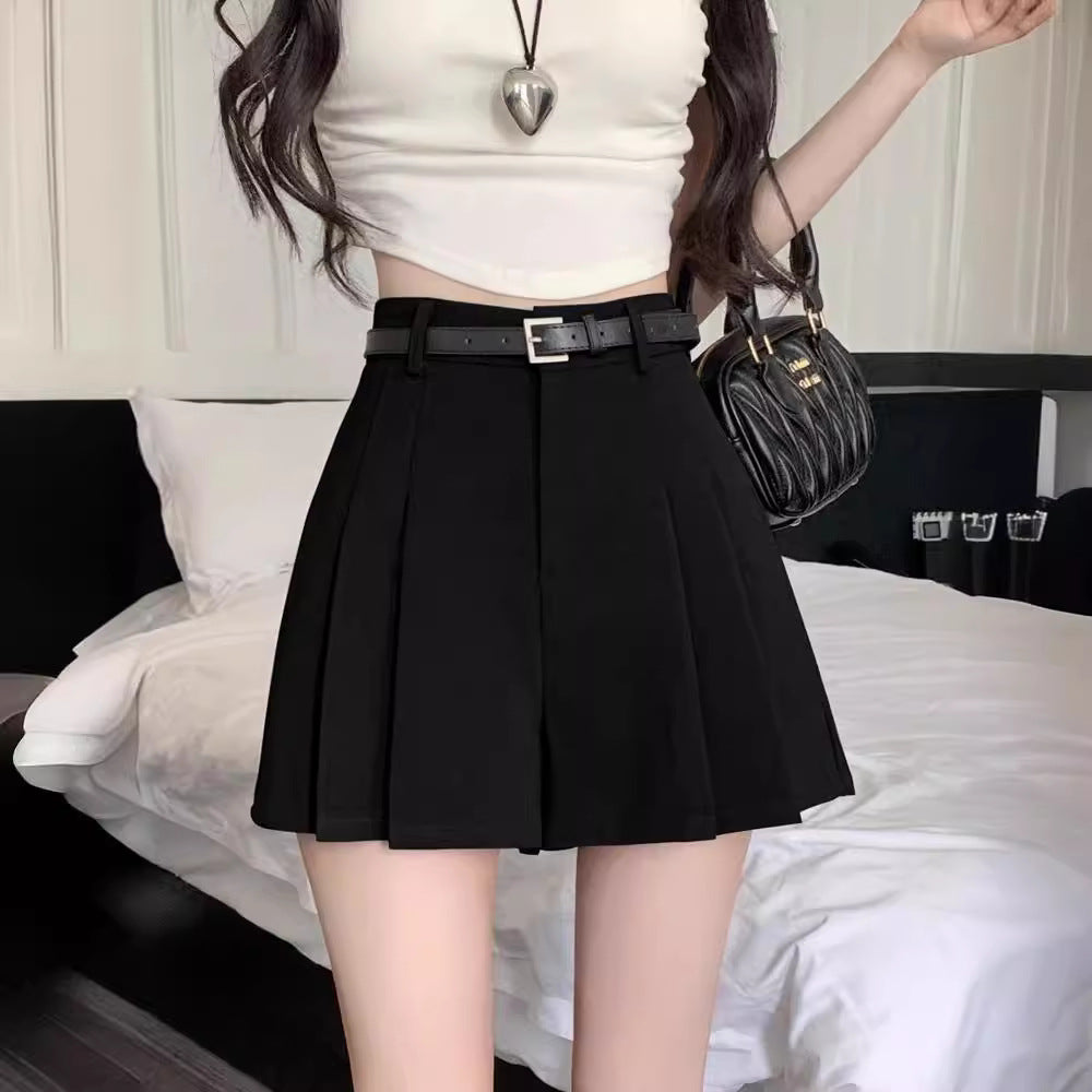 Women Pleated Skorts by Royal Closet